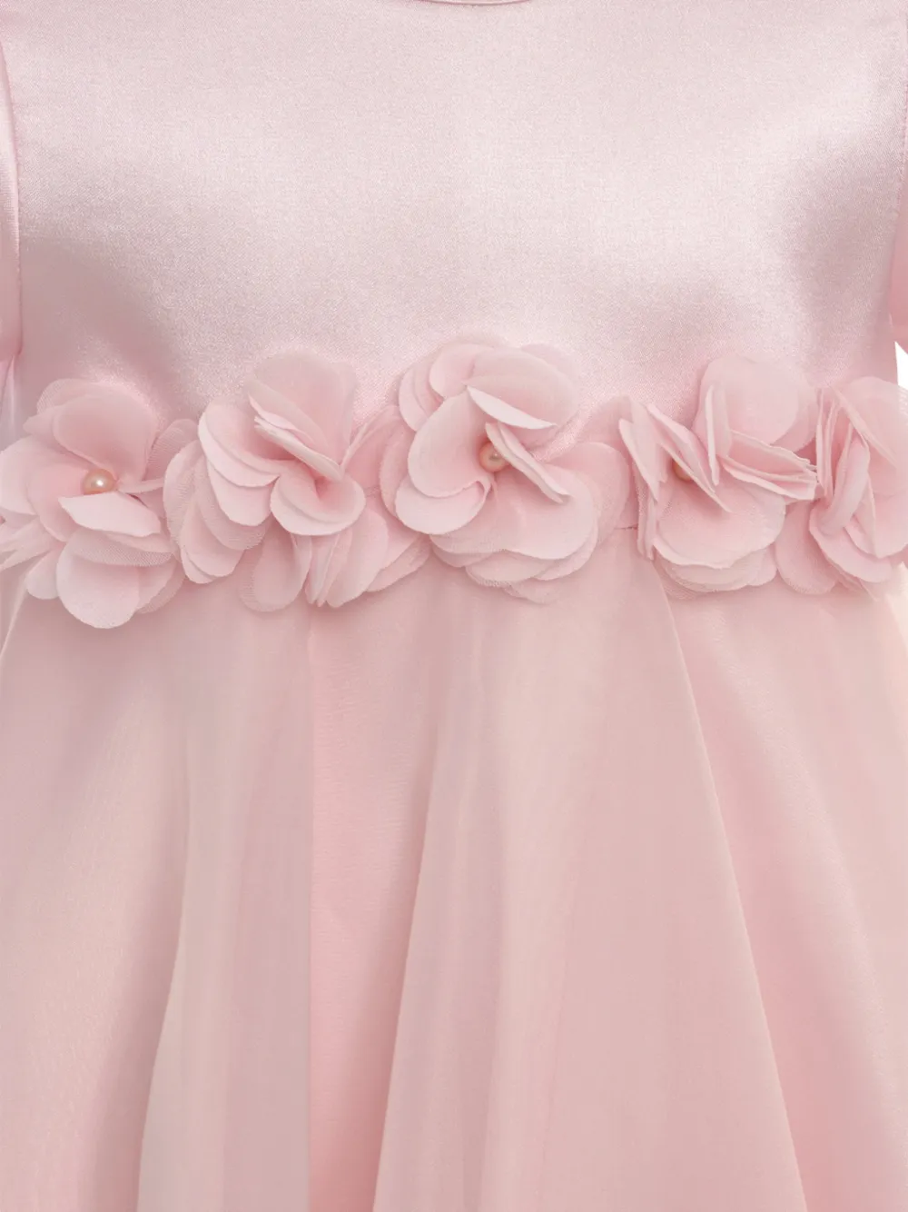 Dress & Fleur Jurk met bloemenpatch Roze