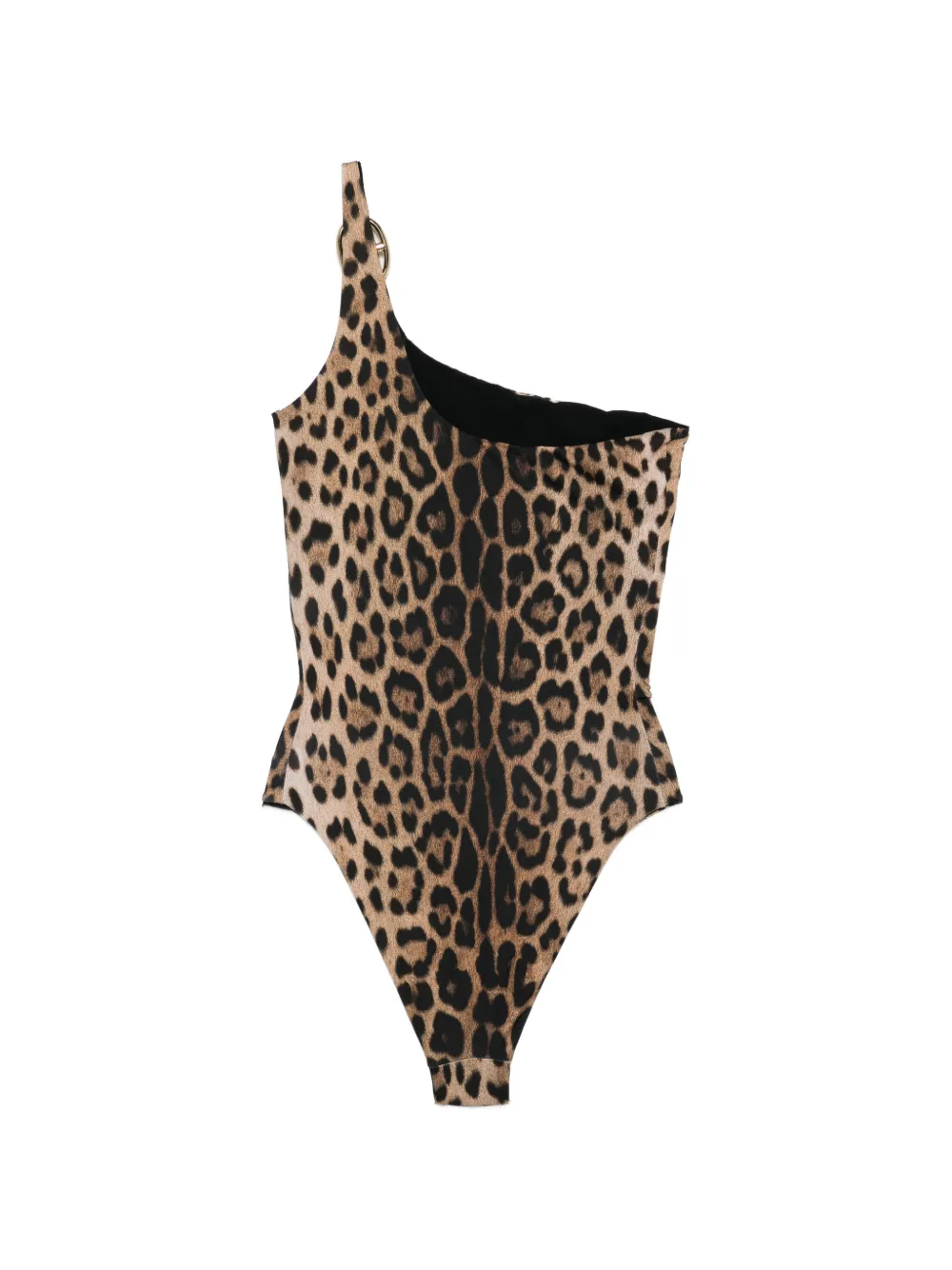 Moschino O-ring badpak met luipaardprint Beige