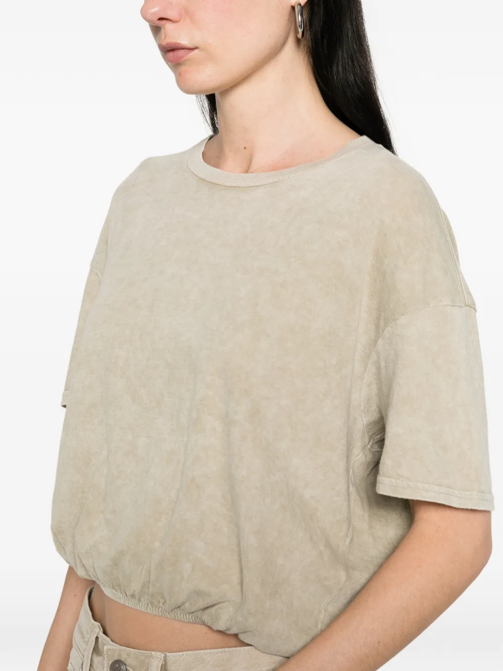R13 T-shirt met korte mouwen Beige