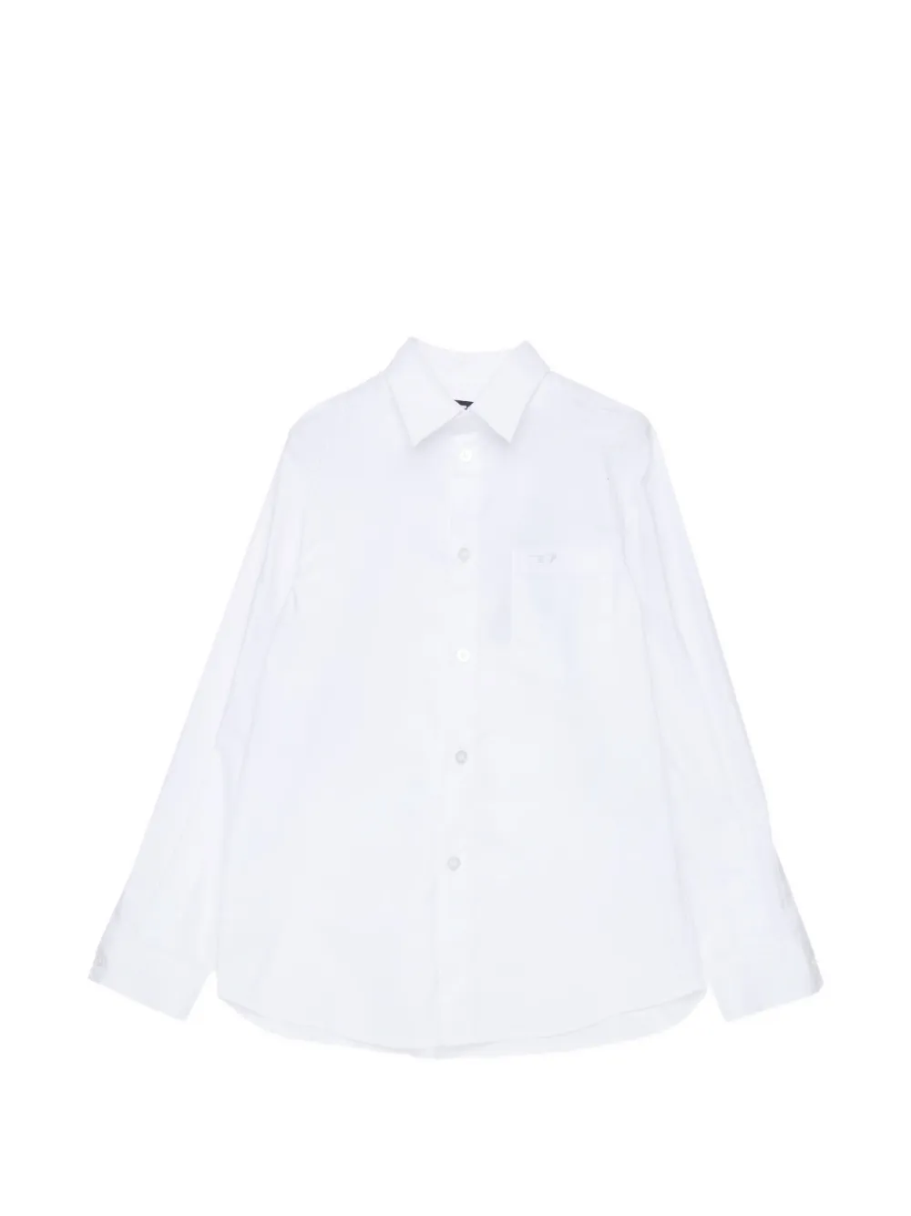 Diesel Kids Camicia con taschino sul petto - Bianco