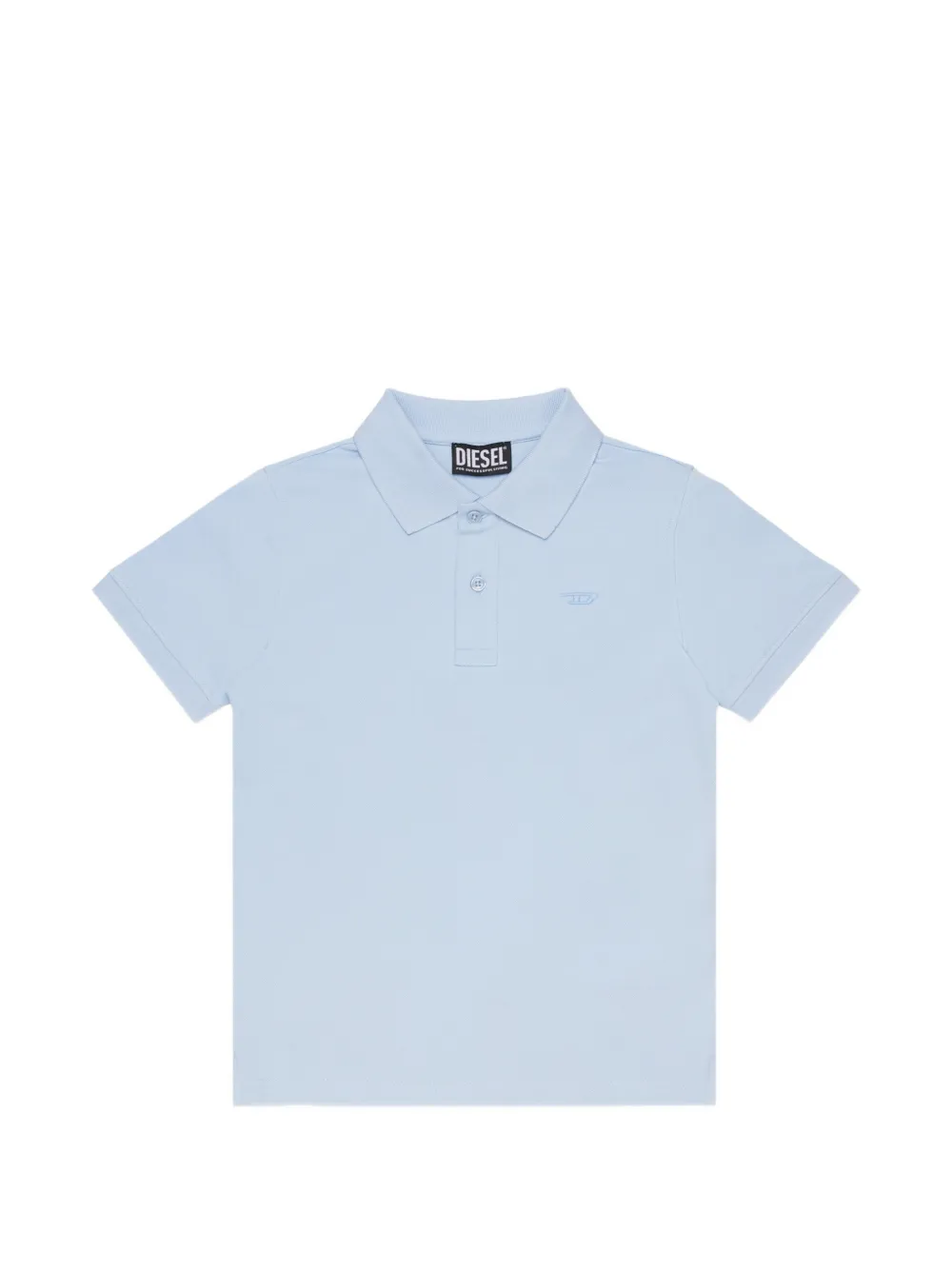 Diesel Kids Polo con logo - Blu