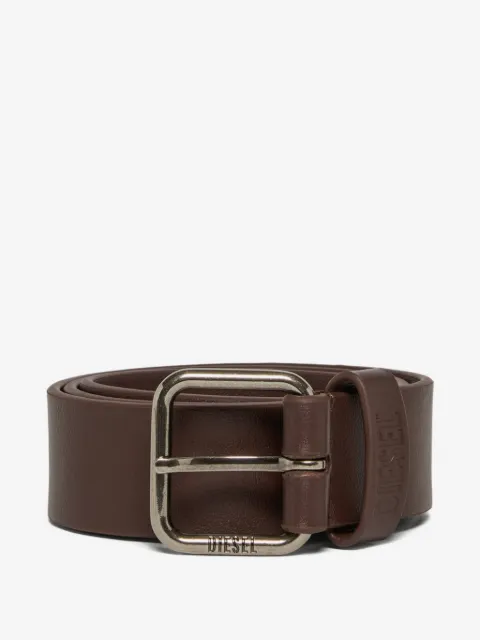 Diesel Kids embossed logo buckle belt