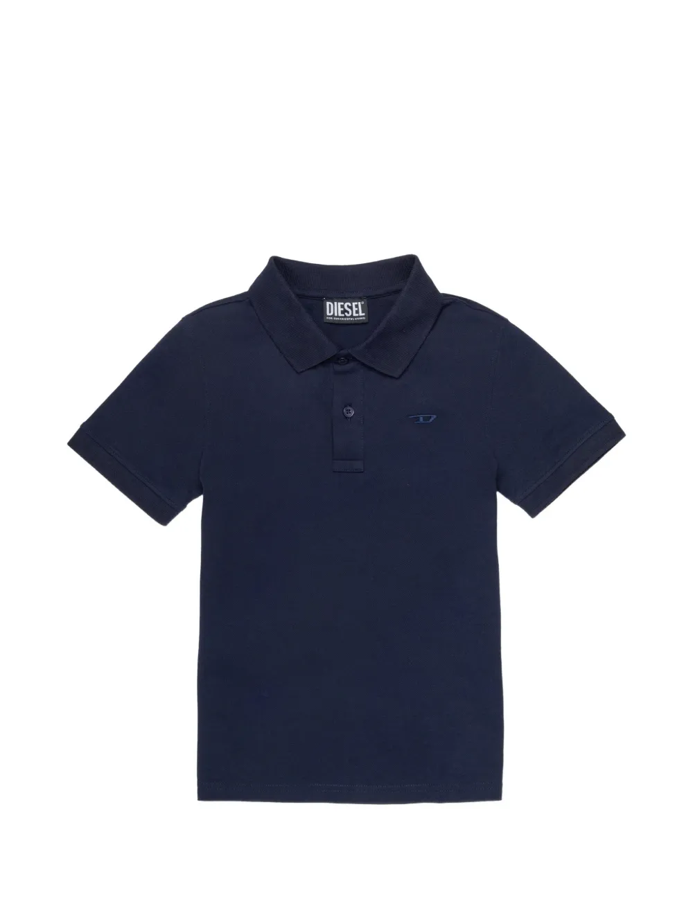 Diesel Kids Polo con logo - Blu