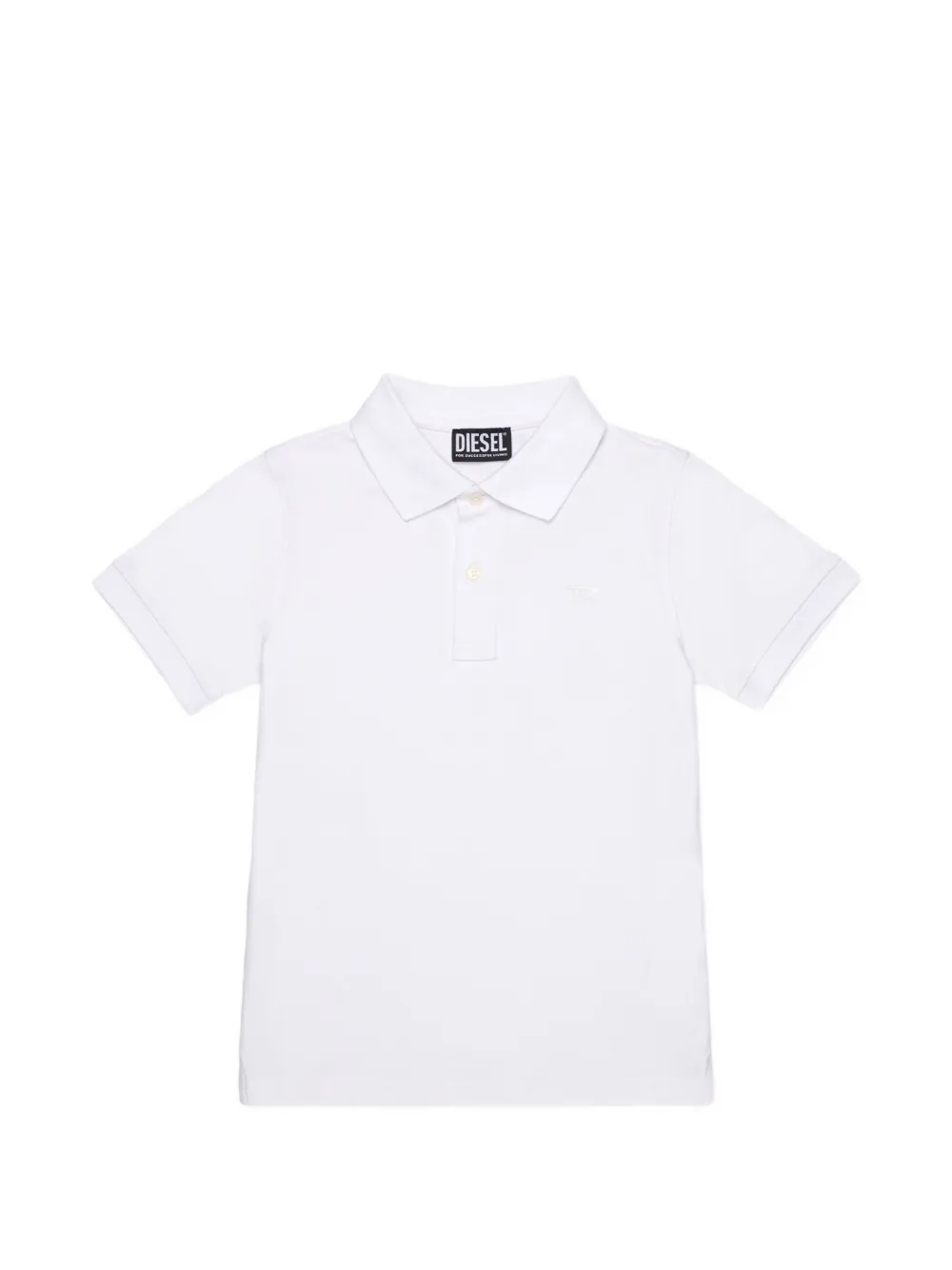 Diesel Kids Poloshirt mit Logo - Weiß
