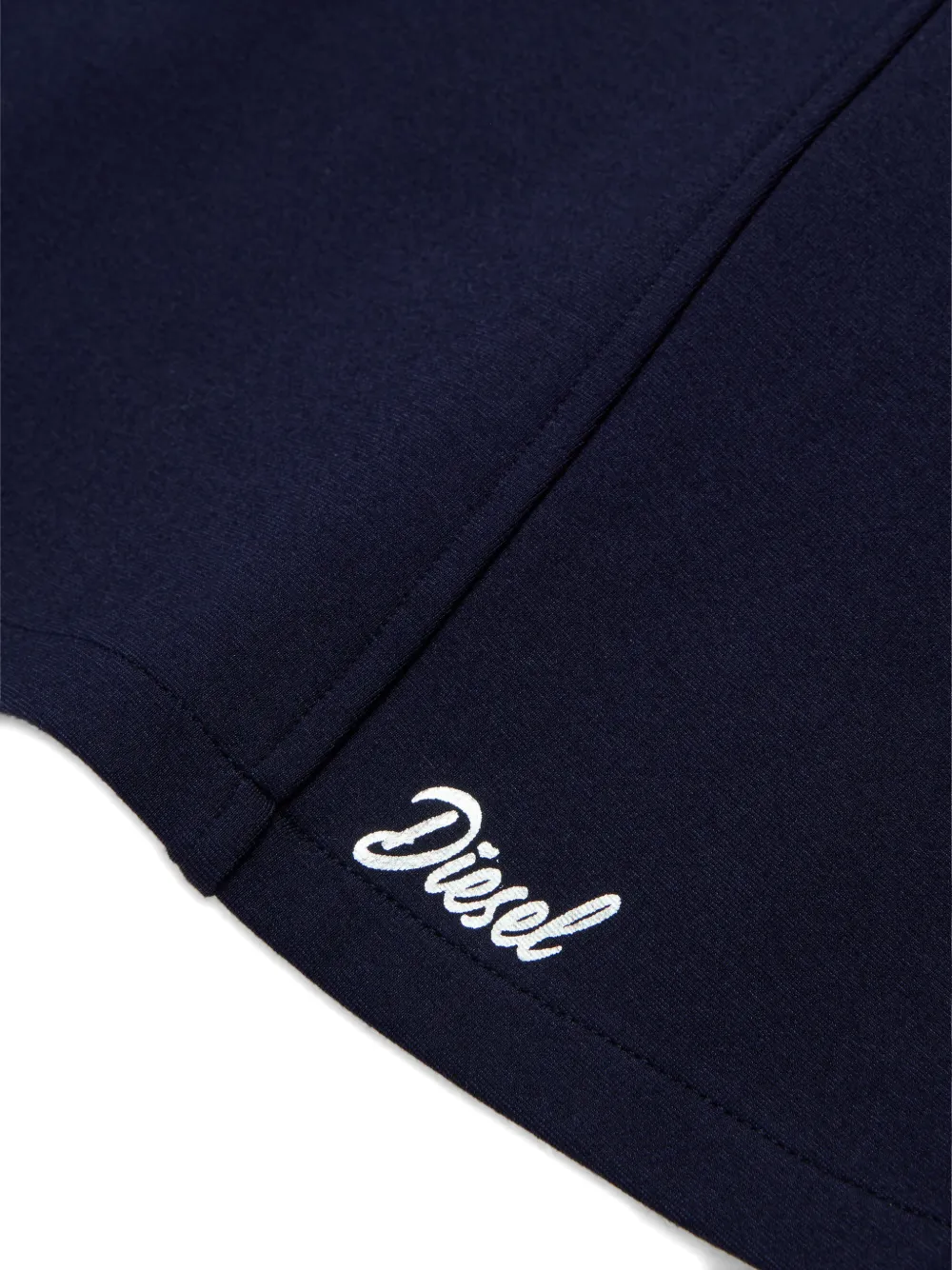 Diesel Kids A-lijn jurk met studs Blauw