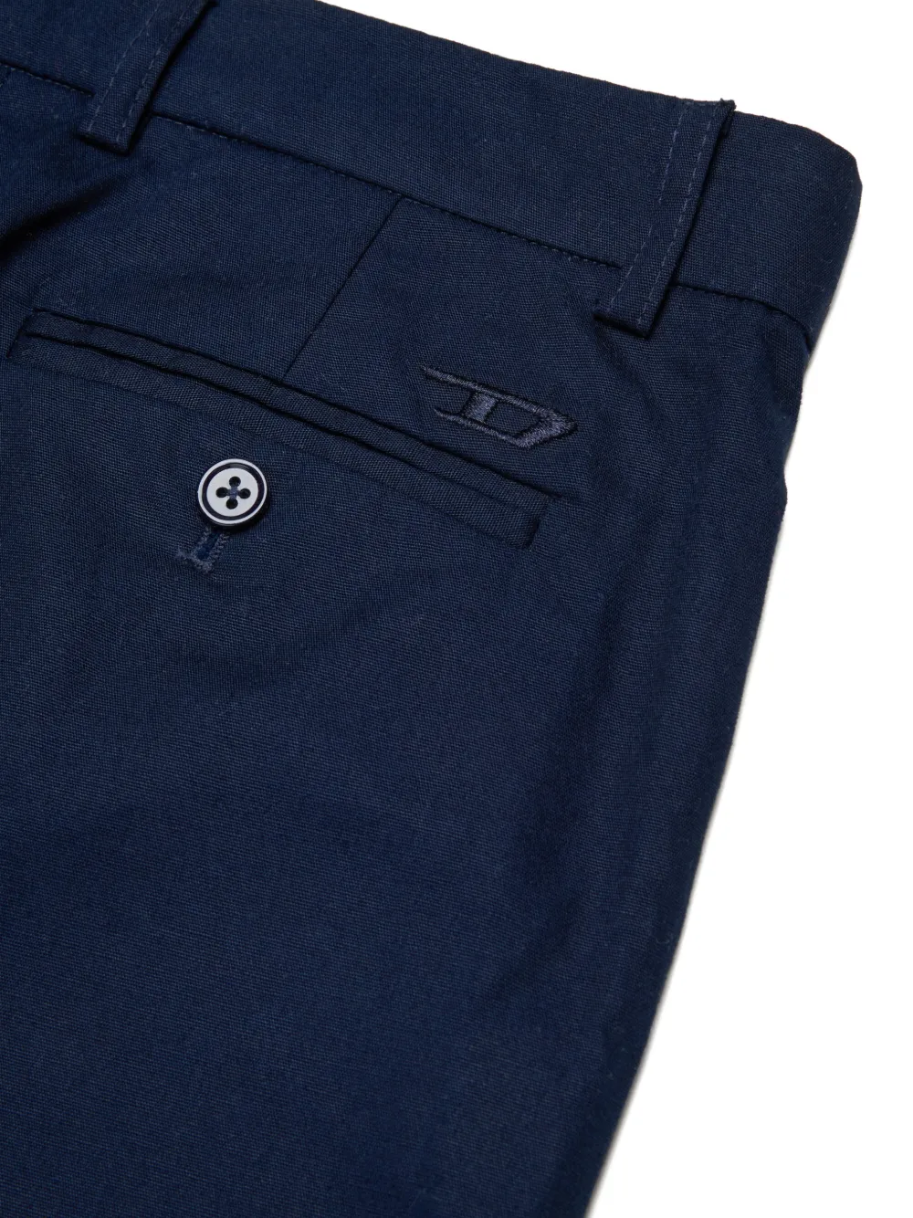 Diesel Kids Broek met geborduurd logo Blauw