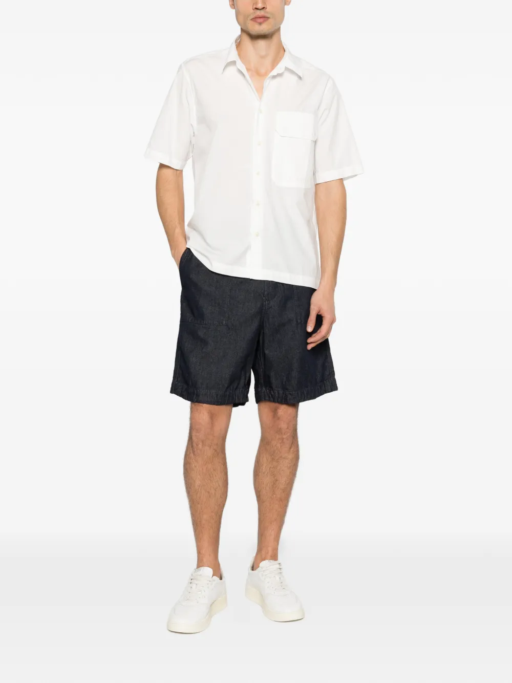 C.P. Company 3 1 denim shorts Blauw