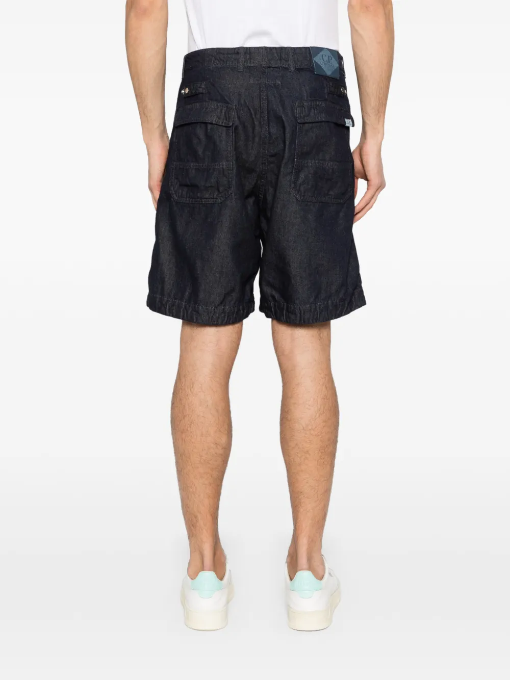 C.P. Company 3 1 denim shorts Blauw