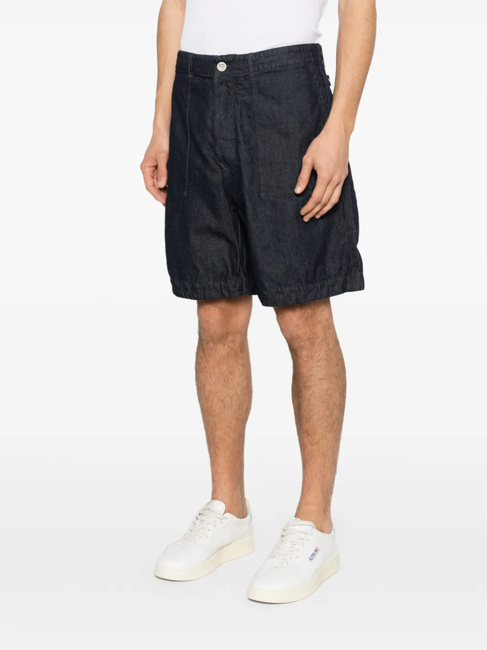 C.P. Company 3 1 denim shorts Blauw