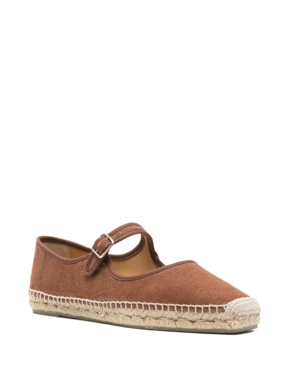 Castañer buckle strap ballet flats Bruin