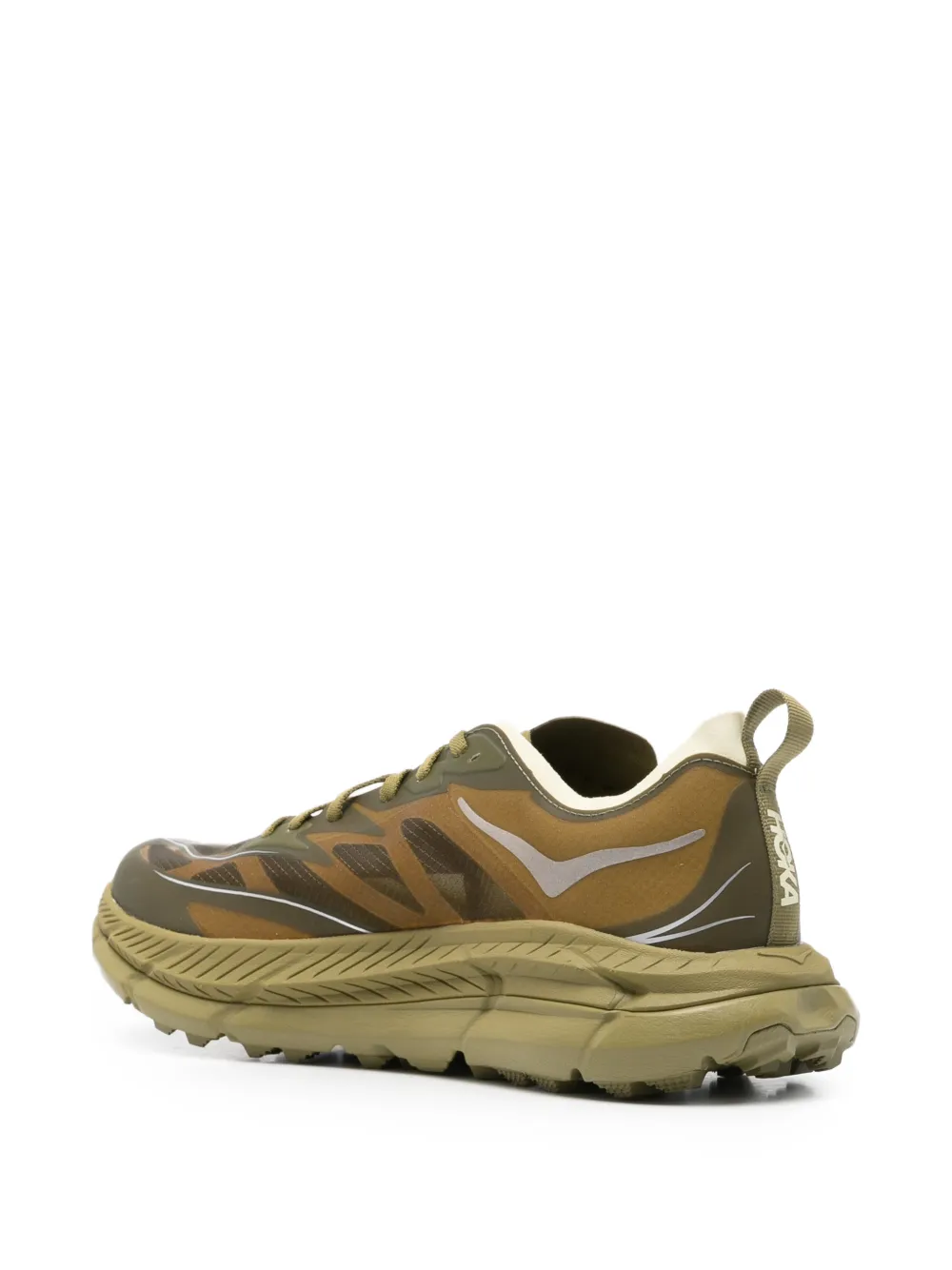 HOKA Mafate Speed 4 Lite sneakers met mesh vlakken Groen