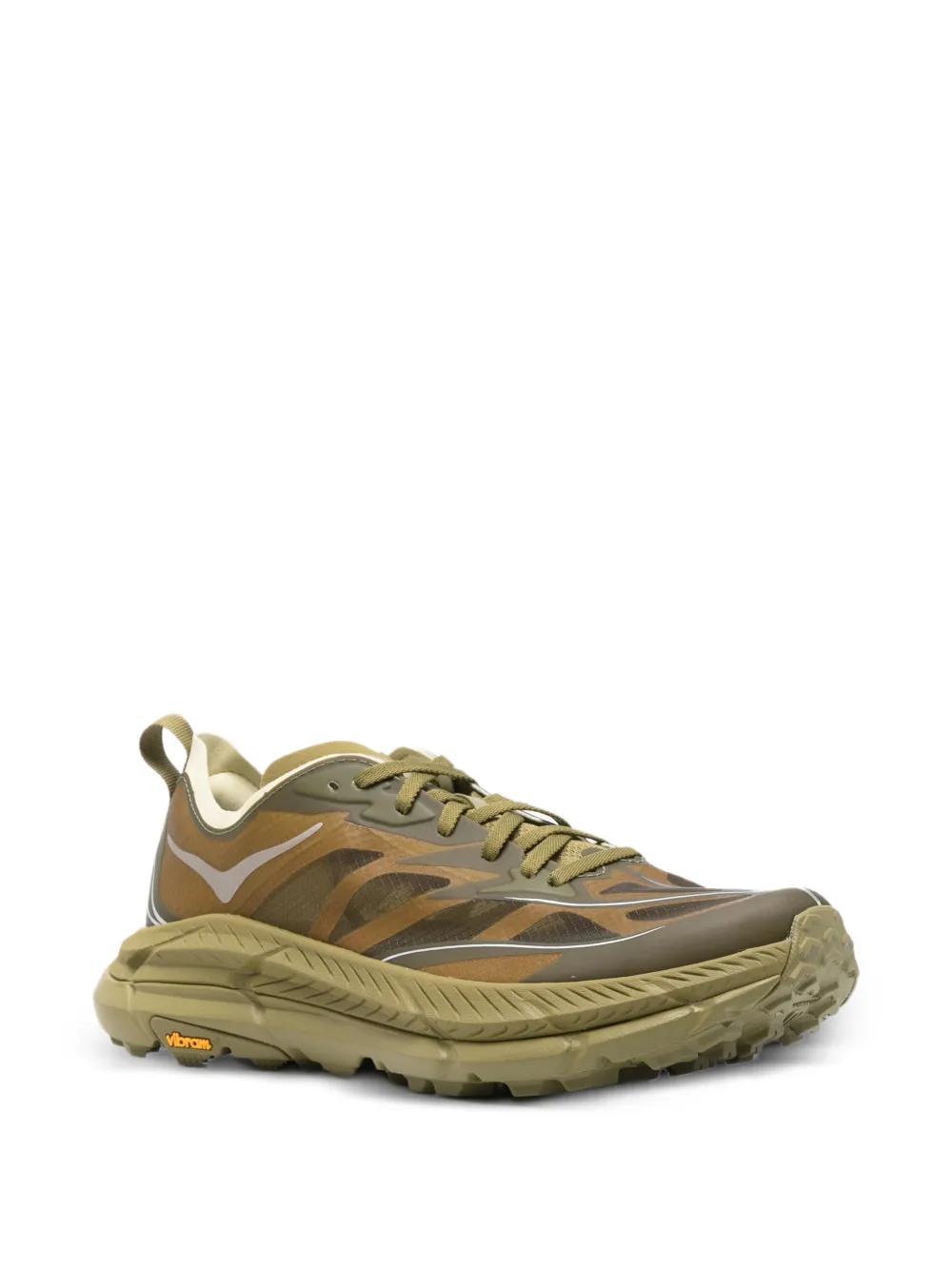 HOKA Mafate Speed 4 Lite sneakers met mesh vlakken Groen