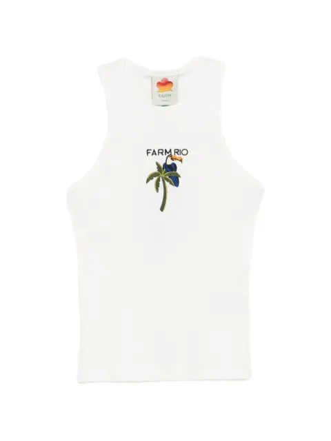 FARM Rio embroidered tank top