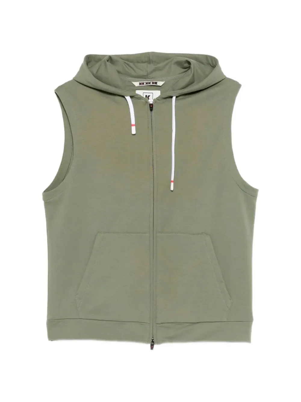 Kired sleeveless hoodie - Verde