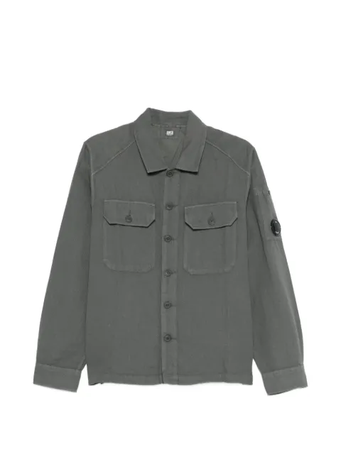 C.P. Company 버튼 플랩 포켓 코튼 셔츠