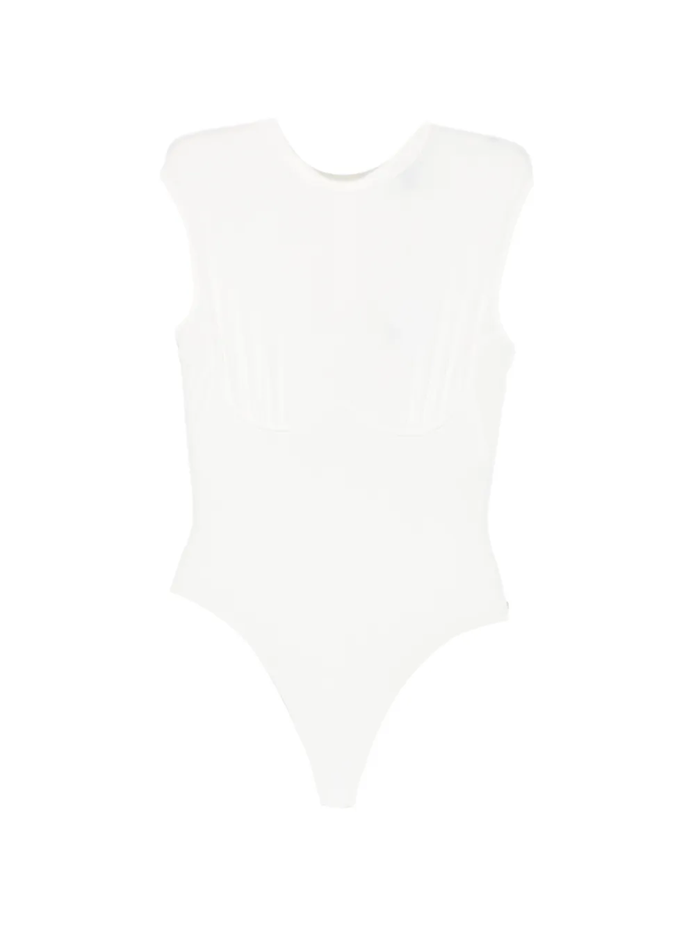 NISSA underwire high-neck body - Bianco