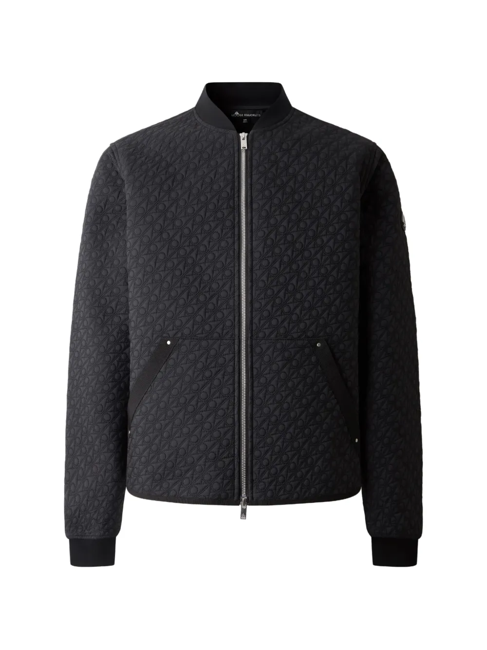 Moose Knuckles Transit monogram bomber jacket - Grey