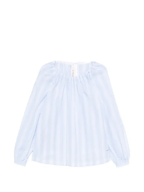 Marni striped long-sleeved top