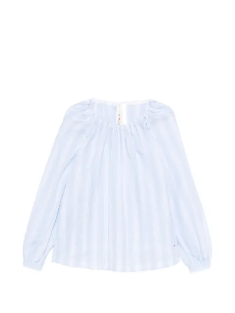 Marni striped long-sleeved top