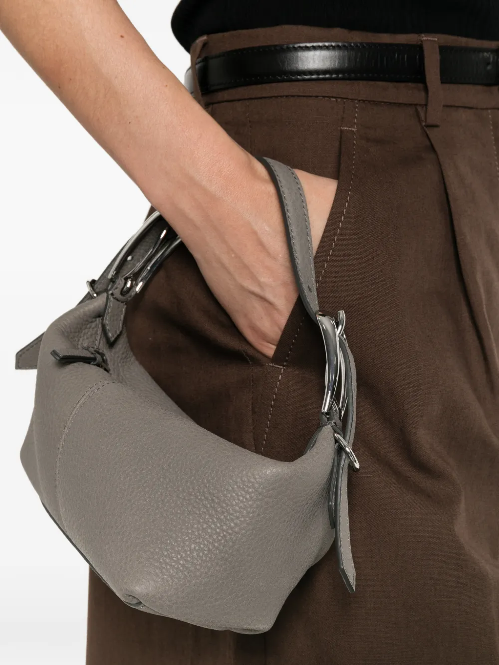  J&m Davidson Twist Tote Bag - Grey 