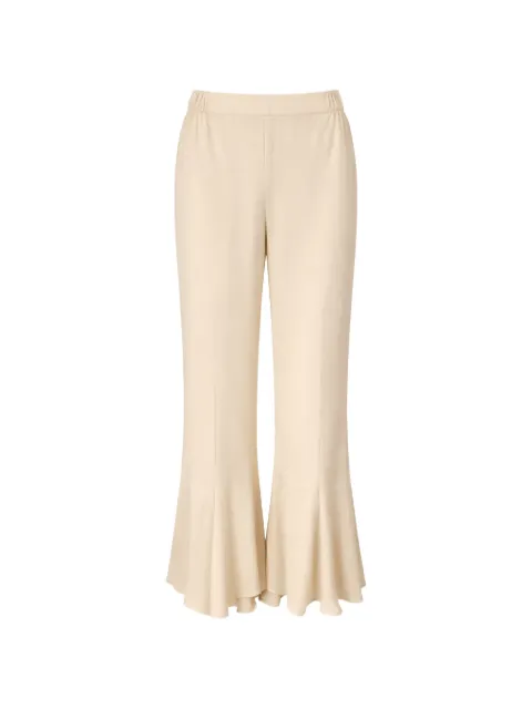 SILK95FIVE elasticated flared trousers