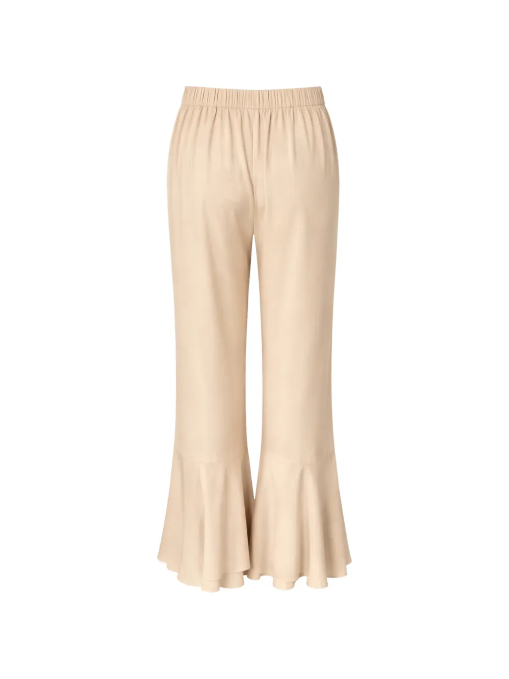  Silk95five Elasticated Flared Trousers - Neutrals 