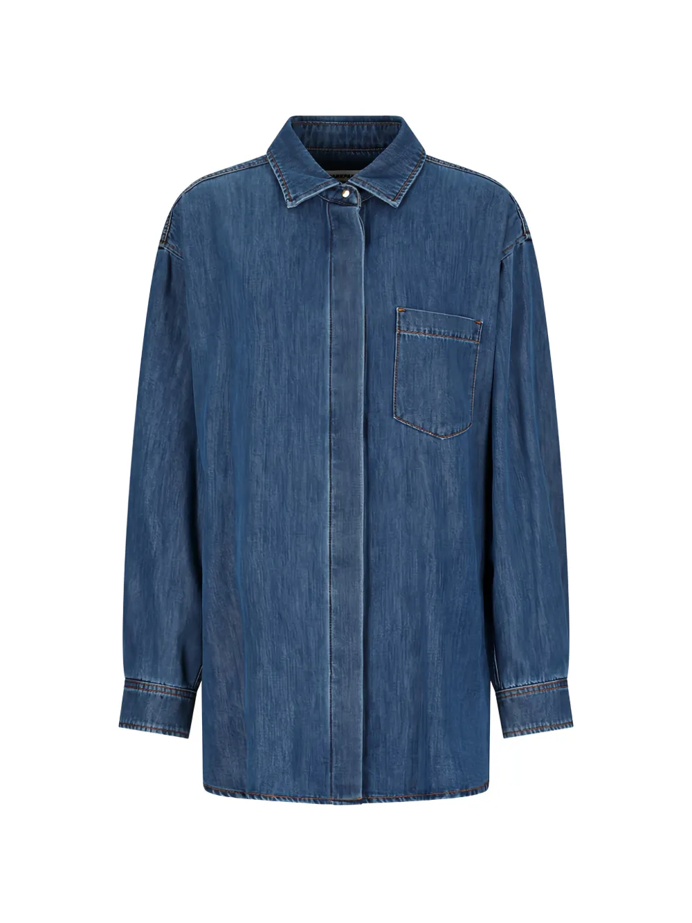 DARKPARK Camicia Anne denim sartoriale - Blu