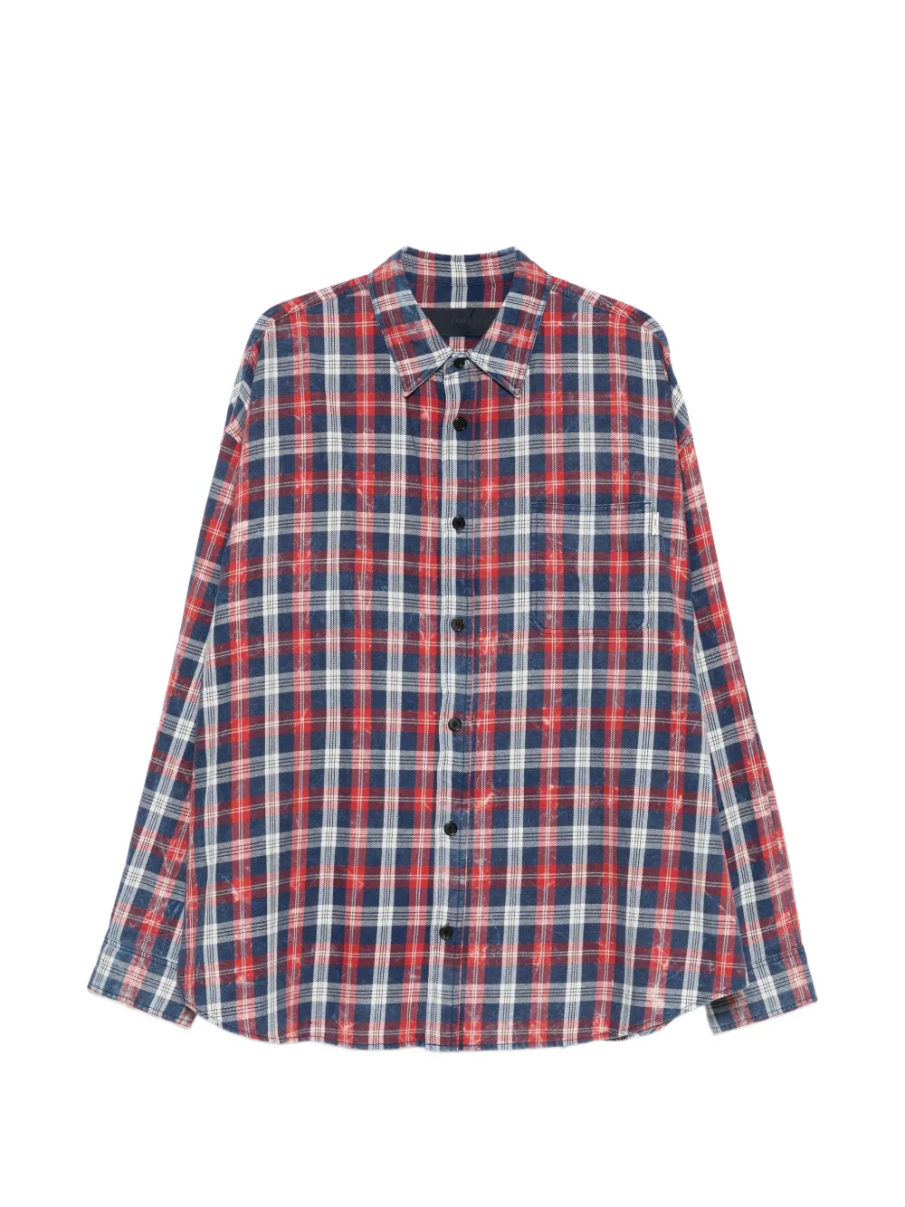 Juun.J checked shirt - Blu