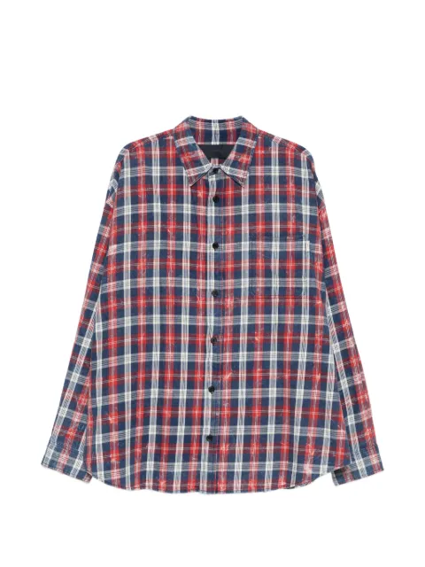 Juun.J camisa a cuadros