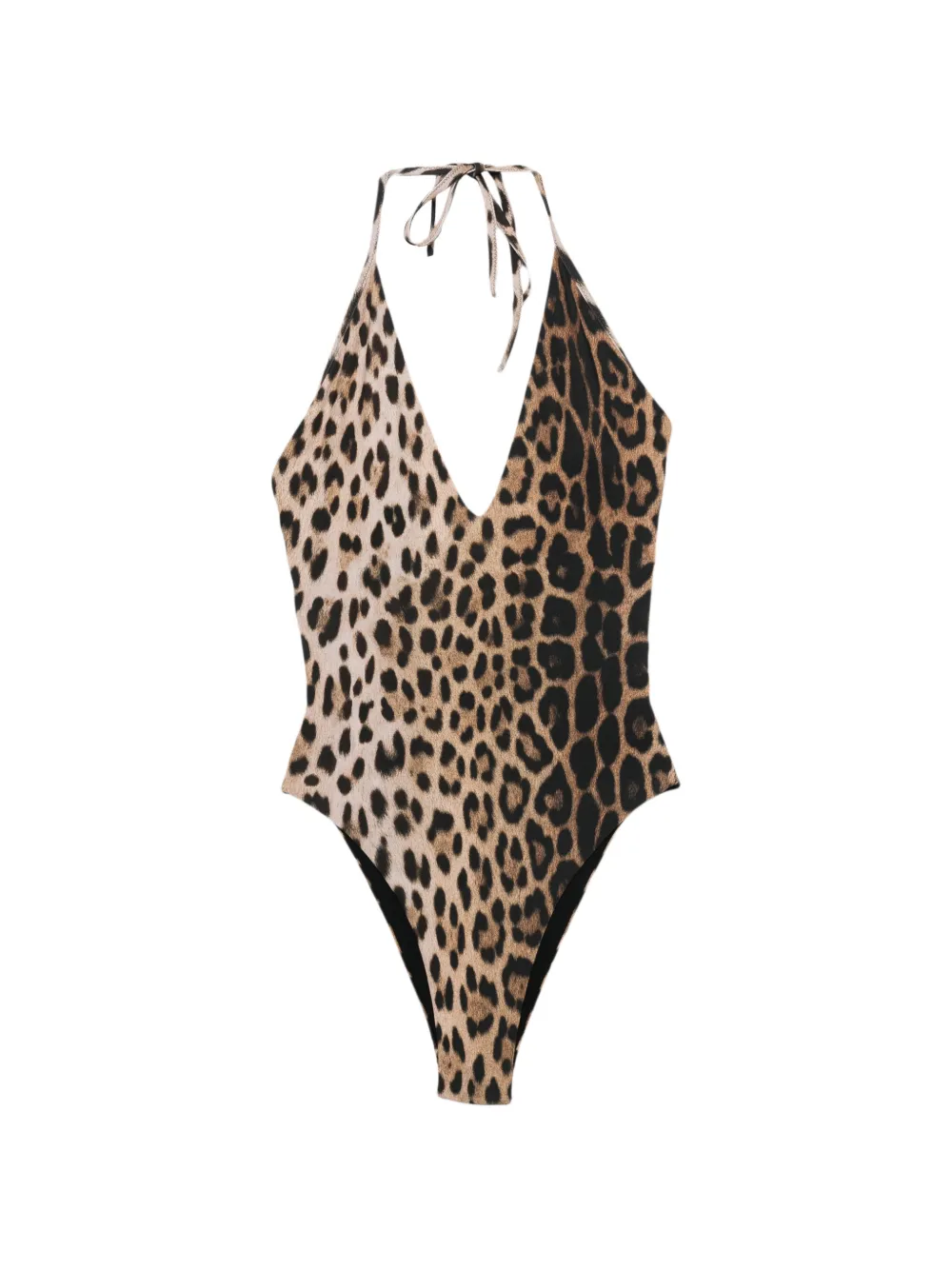 Moschino animal-print swimsuit - Toni neutri