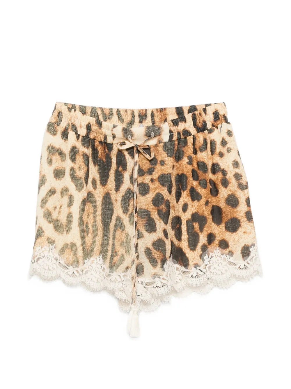 ERMANNO FIRENZE leopard-print shorts - Neutrals