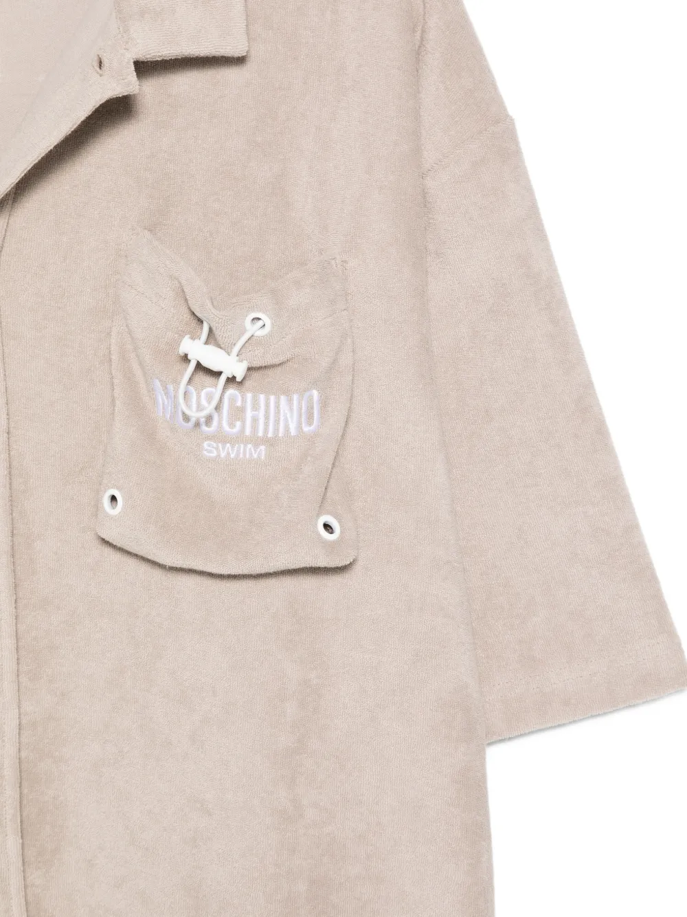 Moschino Overhemd met borstzak Beige