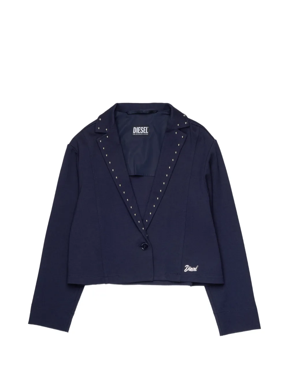 Diesel Kids Blazer con borchie - Blu