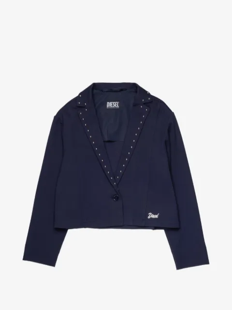 Diesel Kids studded logo blazer