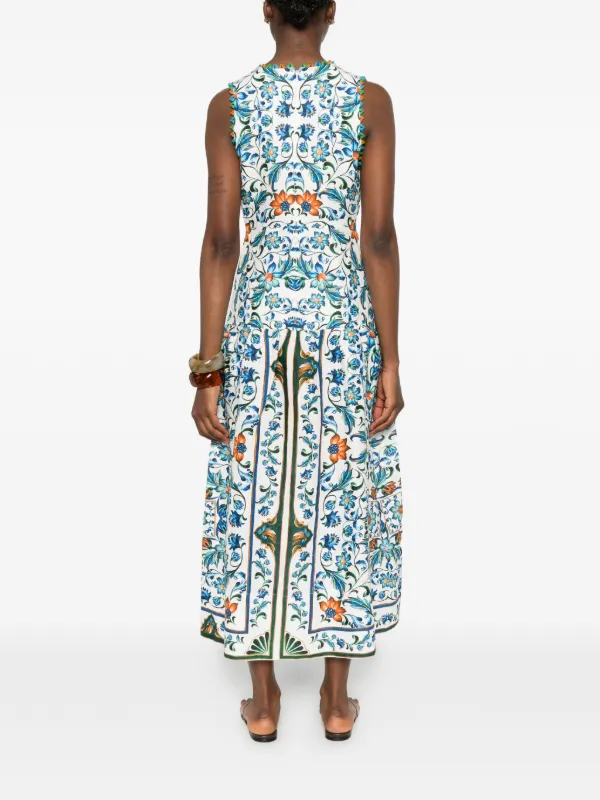 farm rio vintage floral maxi dress Farm Rio, Poppy Flowers Maxi dress, Women, Yellow, L, Dresses, Viscose