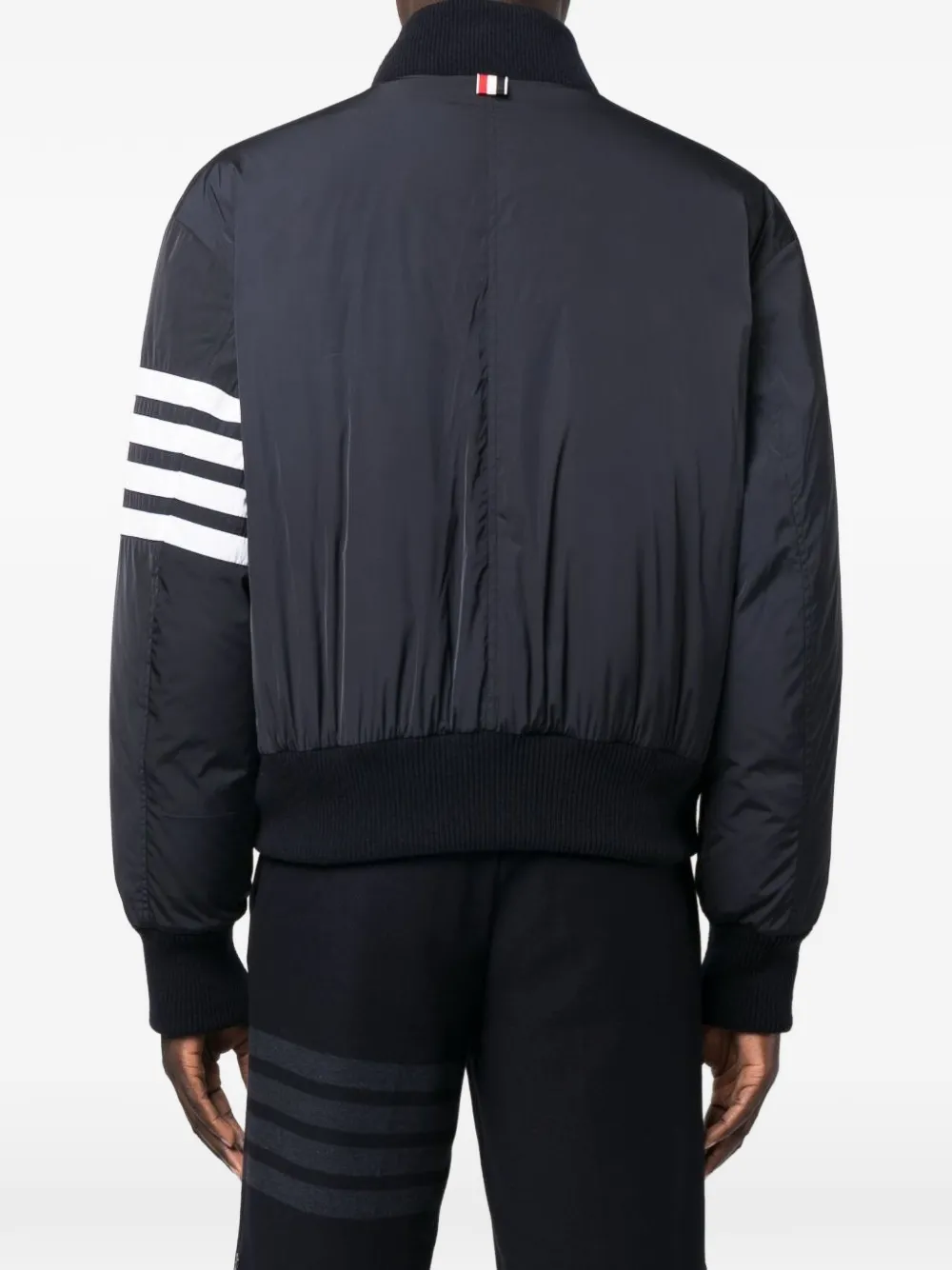 Thom Browne Gestreept bomberjack Blauw