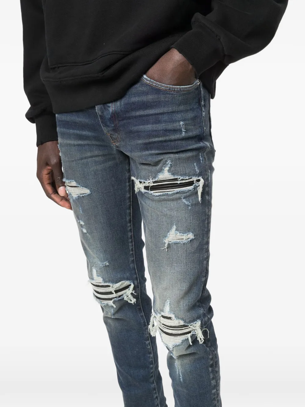 AMIRI Jeans met vijf zakken Blauw