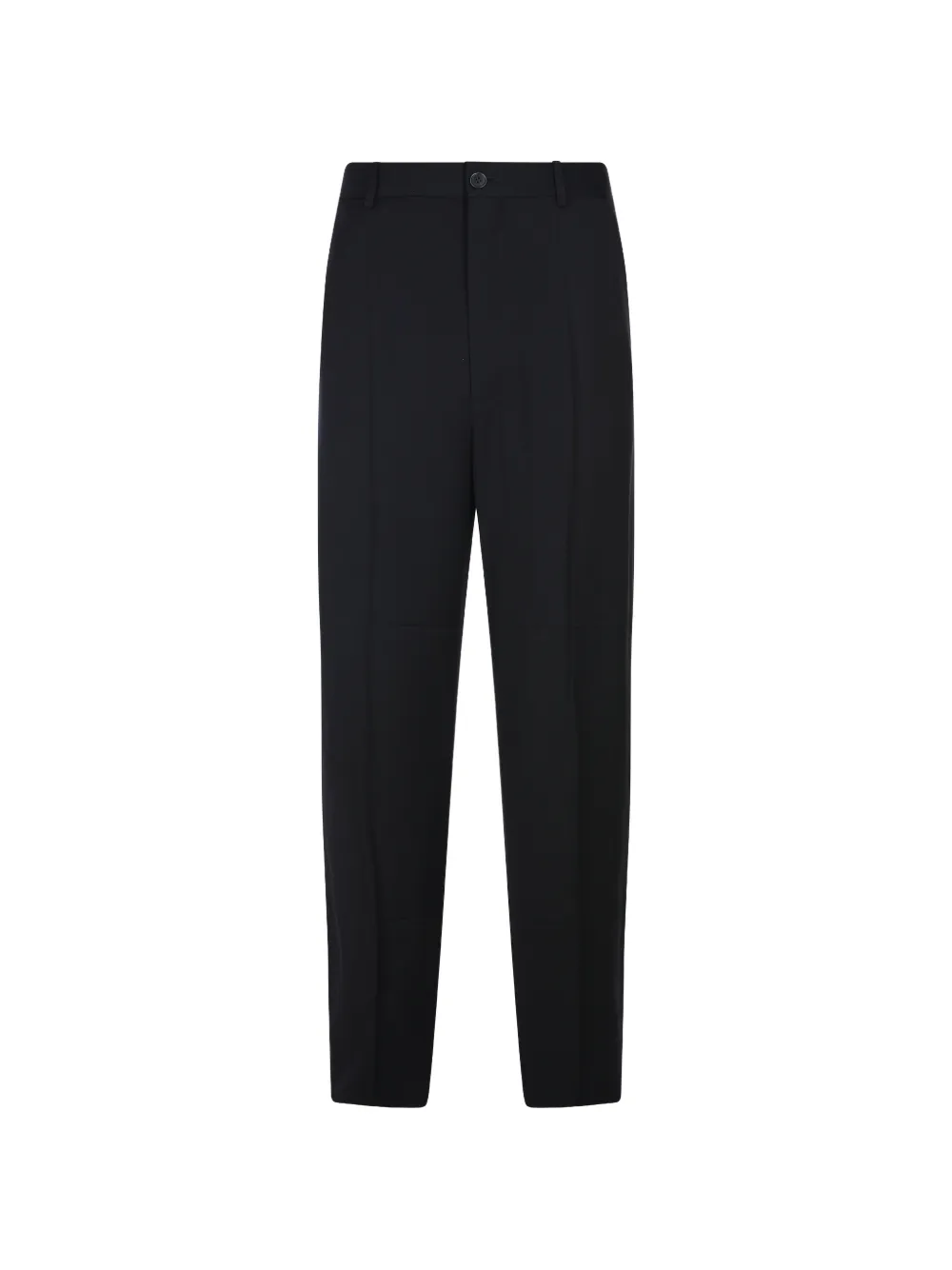 Balenciaga Wollen broek met knopen Zwart