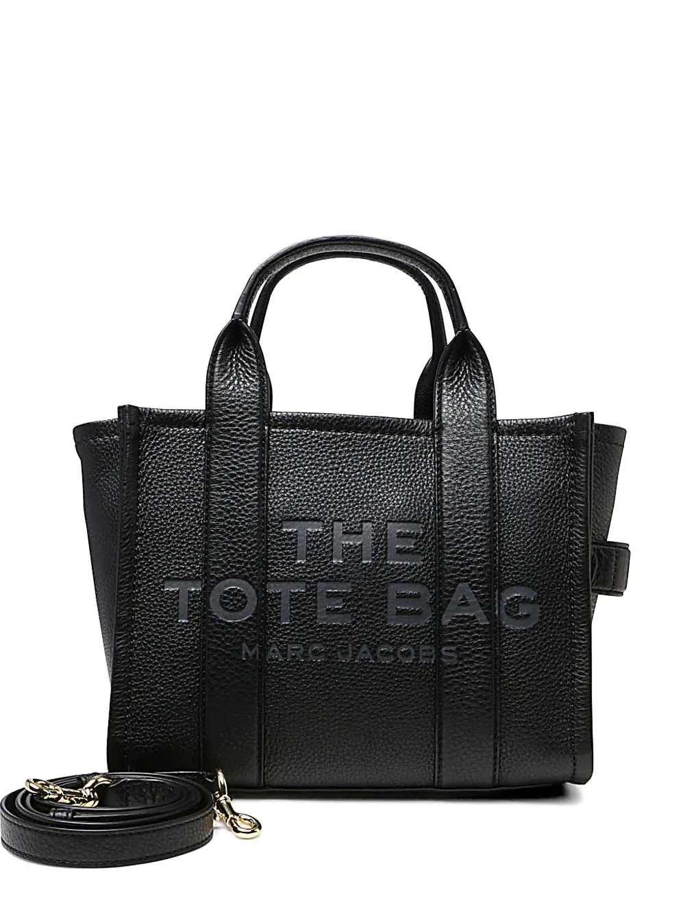 Marc Jacobs Borsa The Leather Tote piccola - Nero