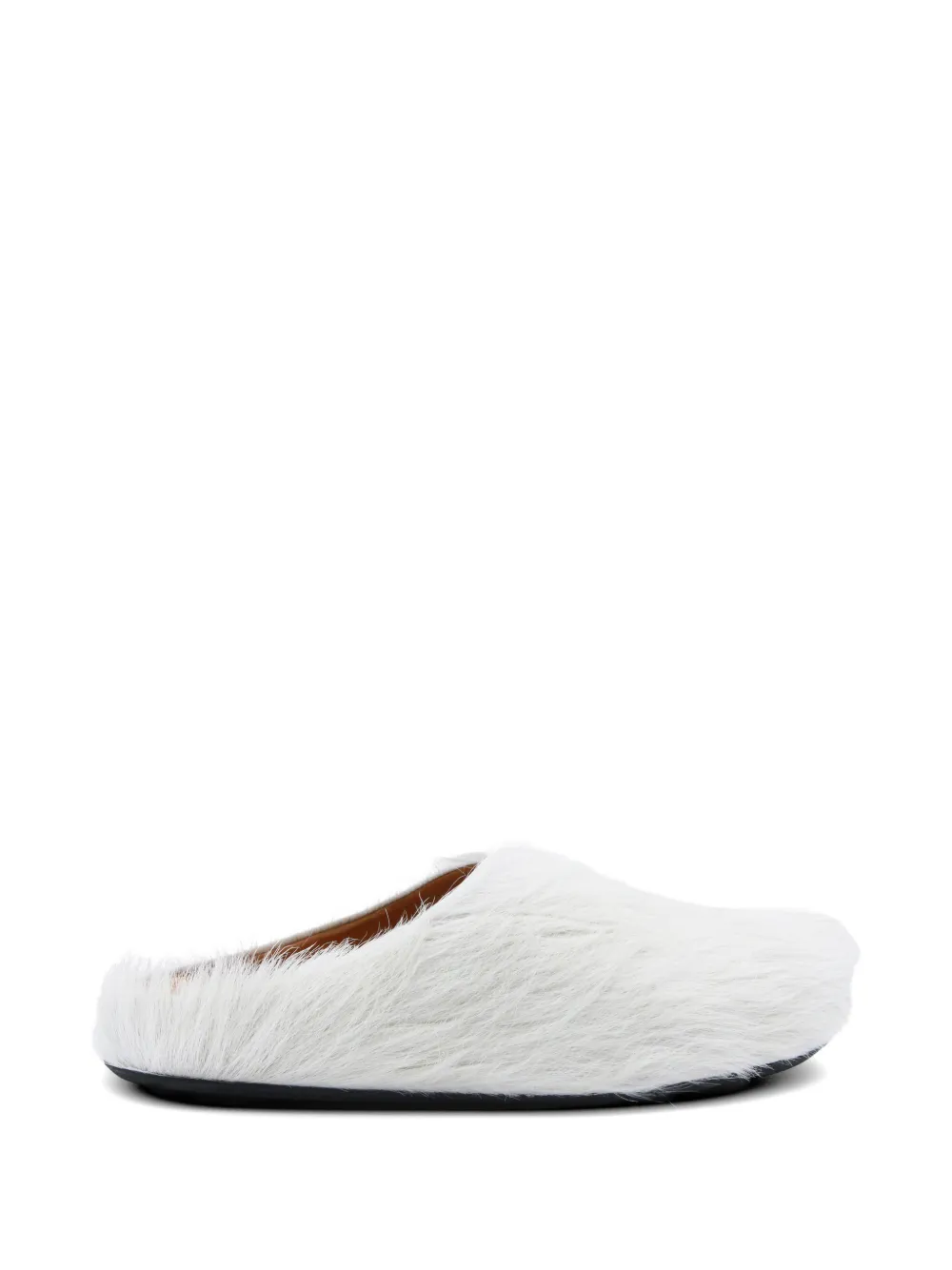 Marni Fussbett fuzzy sandals - Bianco