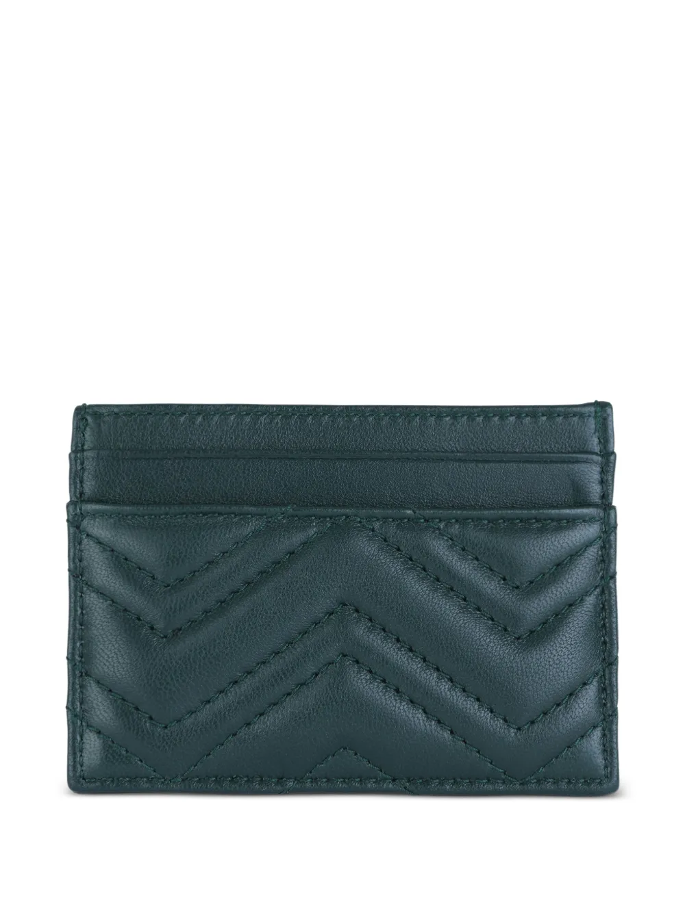  Gucci Leather Cardholder - Green 