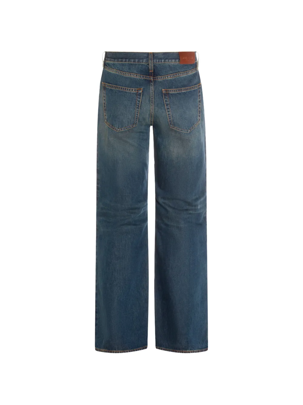 Gucci Horsebit low-waist jeans Blauw