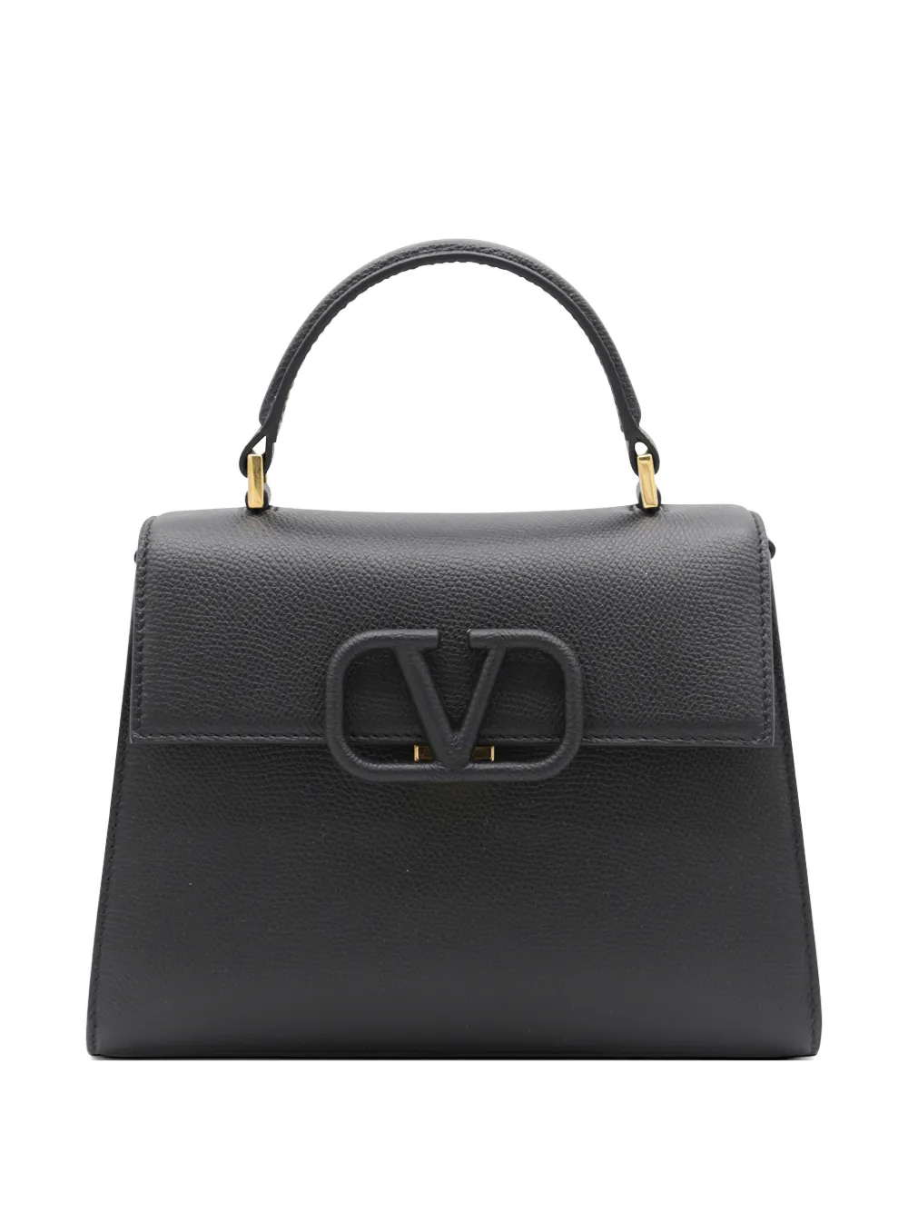 Valentino Garavani small Vsling leather tote bag - Nero