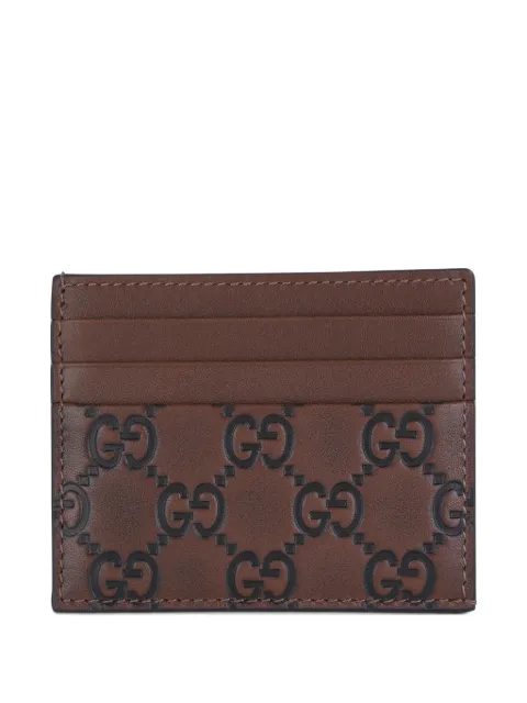 Gucci GG-pattern card holder