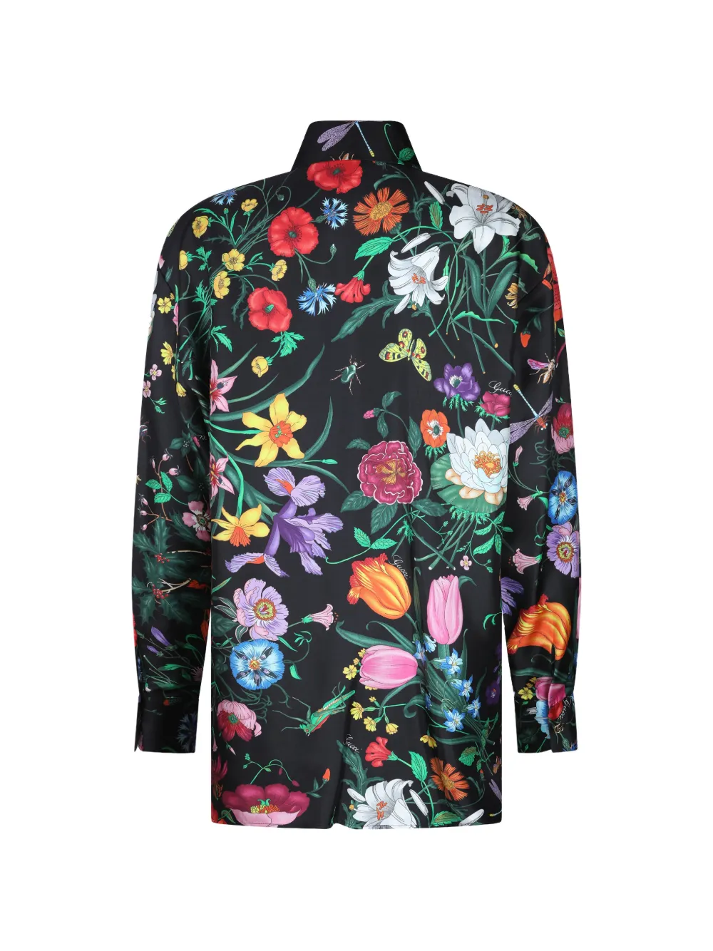  Gucci Floral-print Shirt - Black 