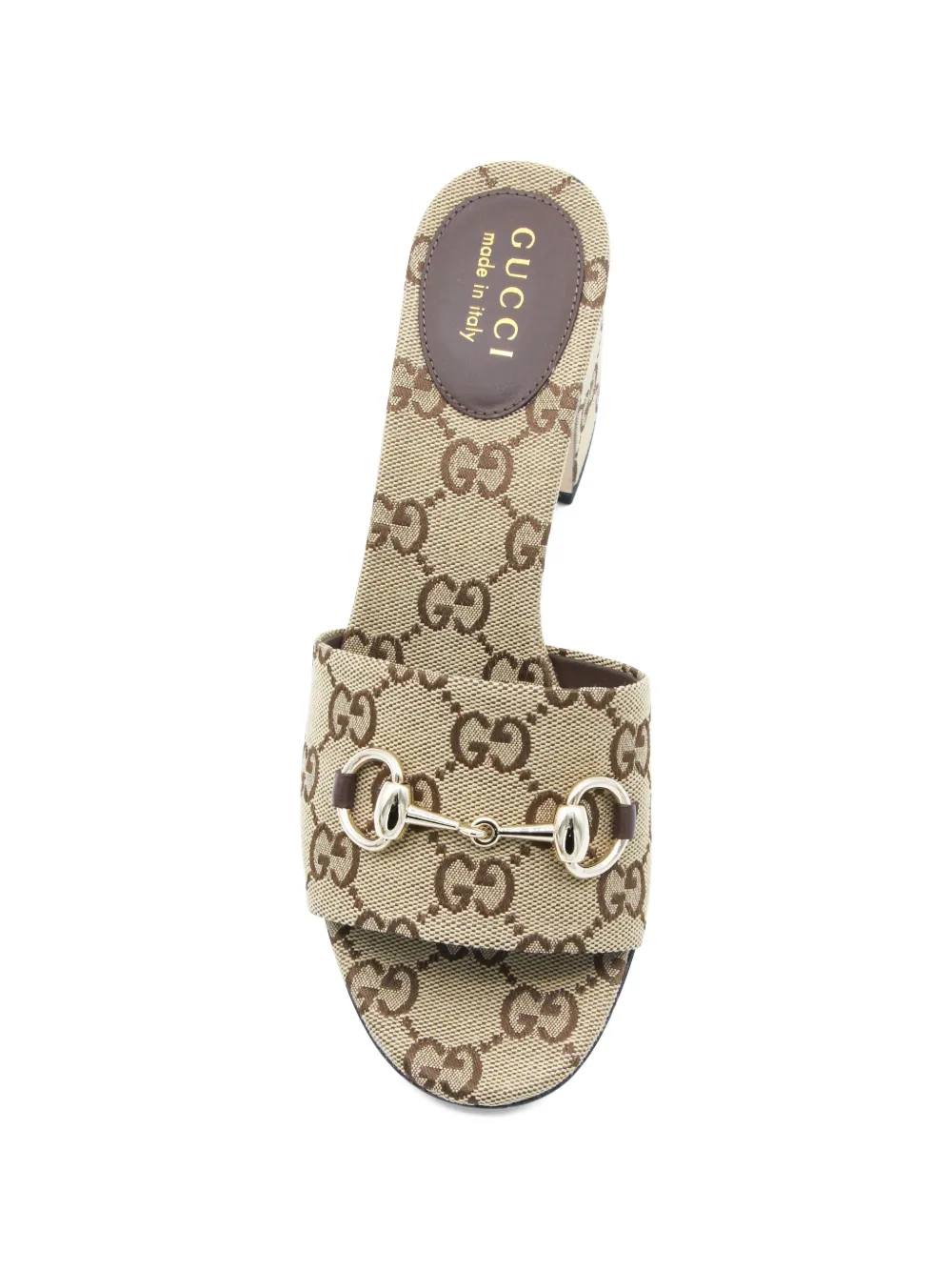 Gucci Sandalen met logopatroon Beige