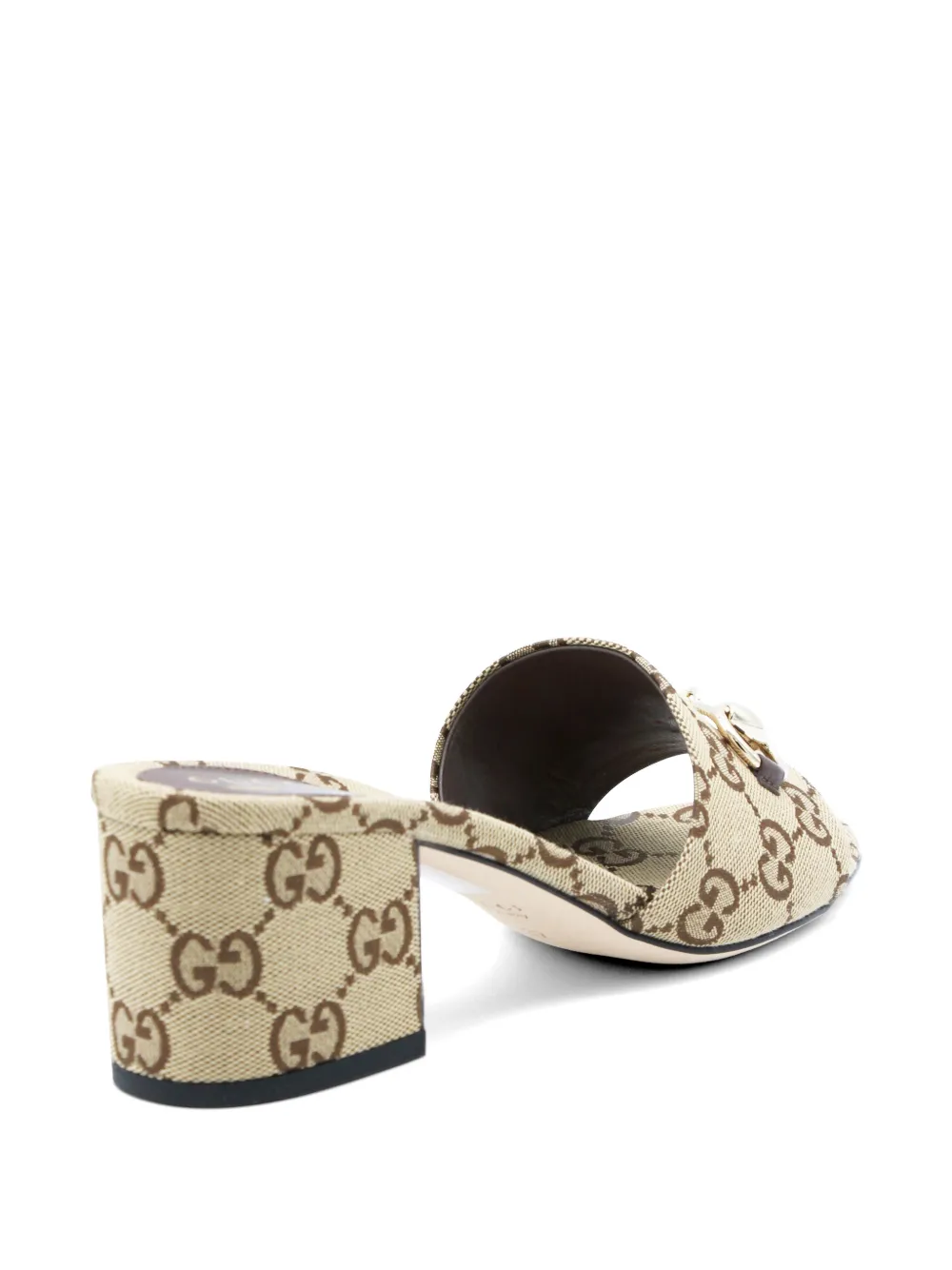 Gucci Sandalen met logopatroon Beige