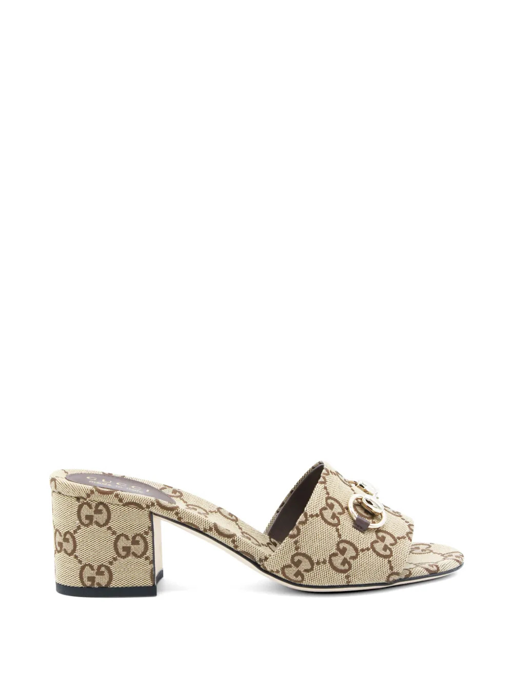 Gucci Sandalen met logopatroon Beige