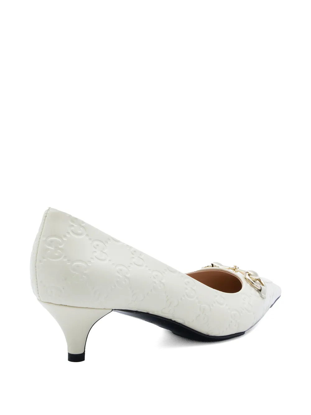 Gucci Pumps met Horsebit-patroon Wit