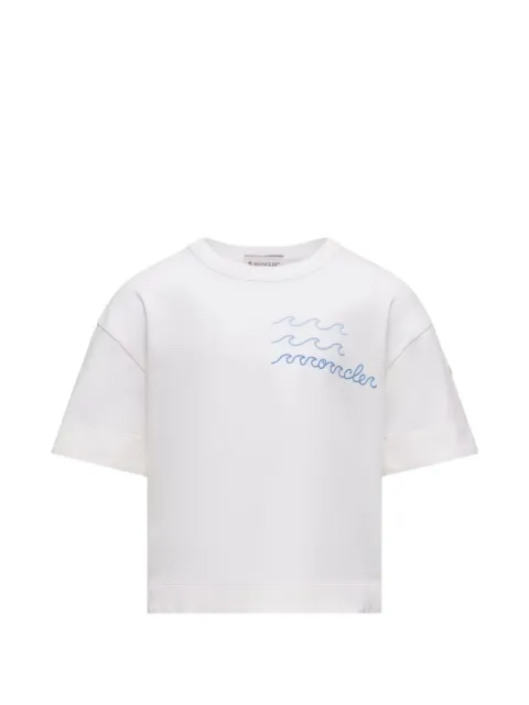 Moncler Enfant embroidery short-sleeve T-shirt